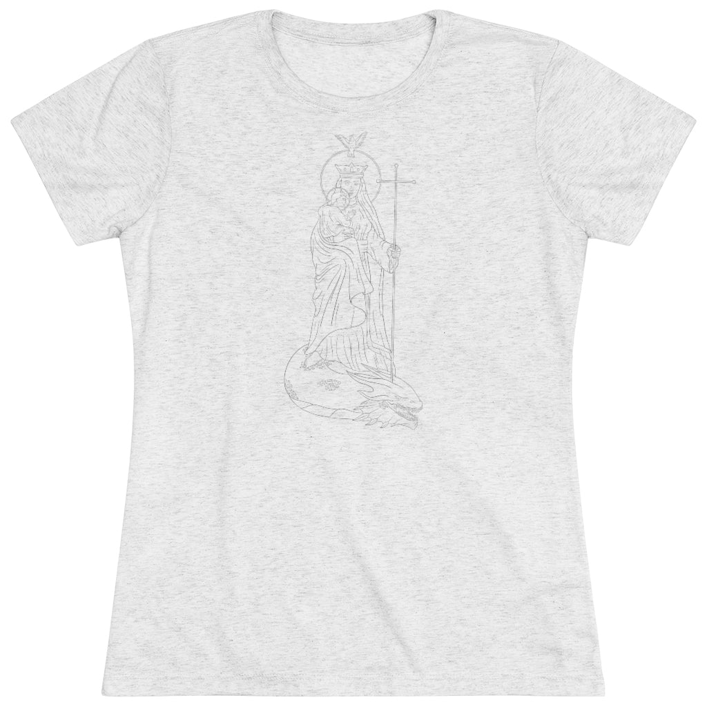 Women's Our Blessed Mother Premium T-Shirt