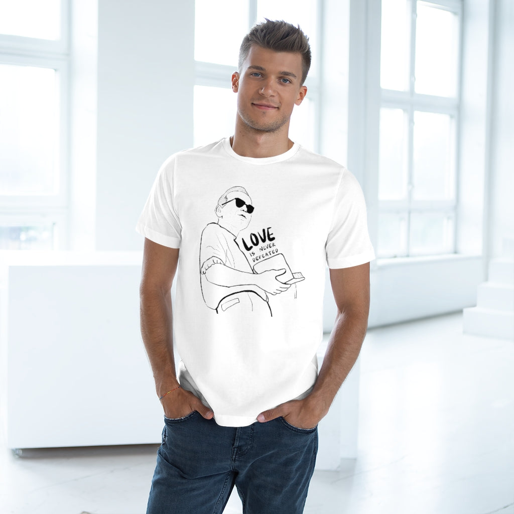 John Paul II - Love Is Never Defeated Premium Unisex T-Shirt