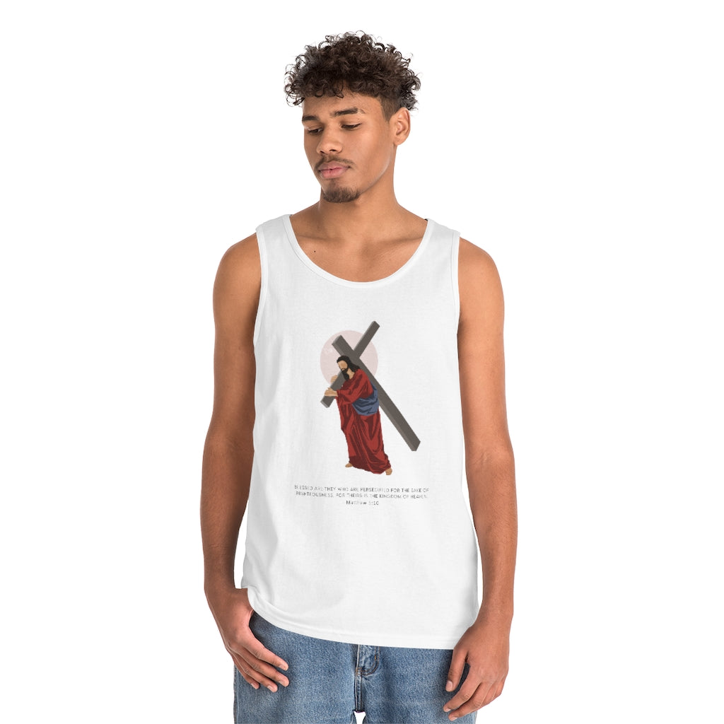 Men's Jesus Christ - Blessed are the persecuted Tank Top