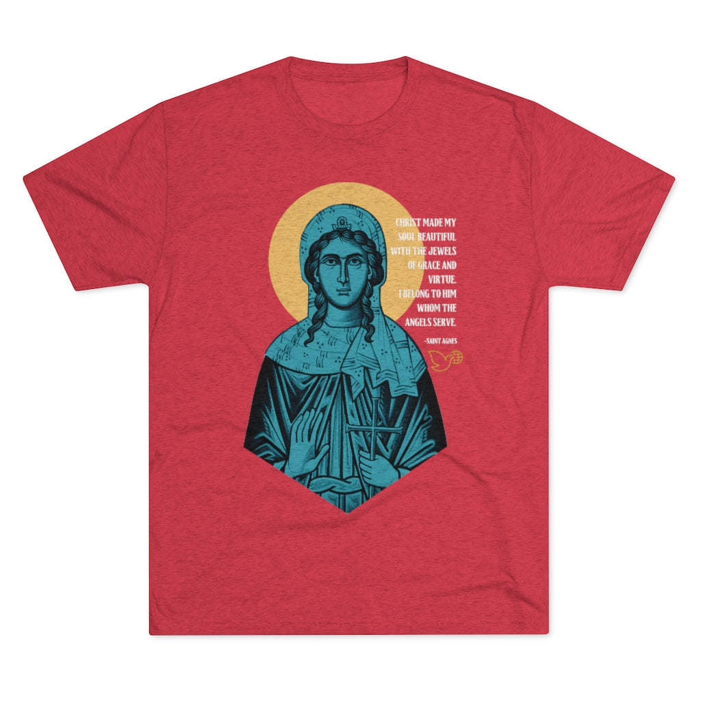 Men's Saint Agnes of Rome Premium T-shirt