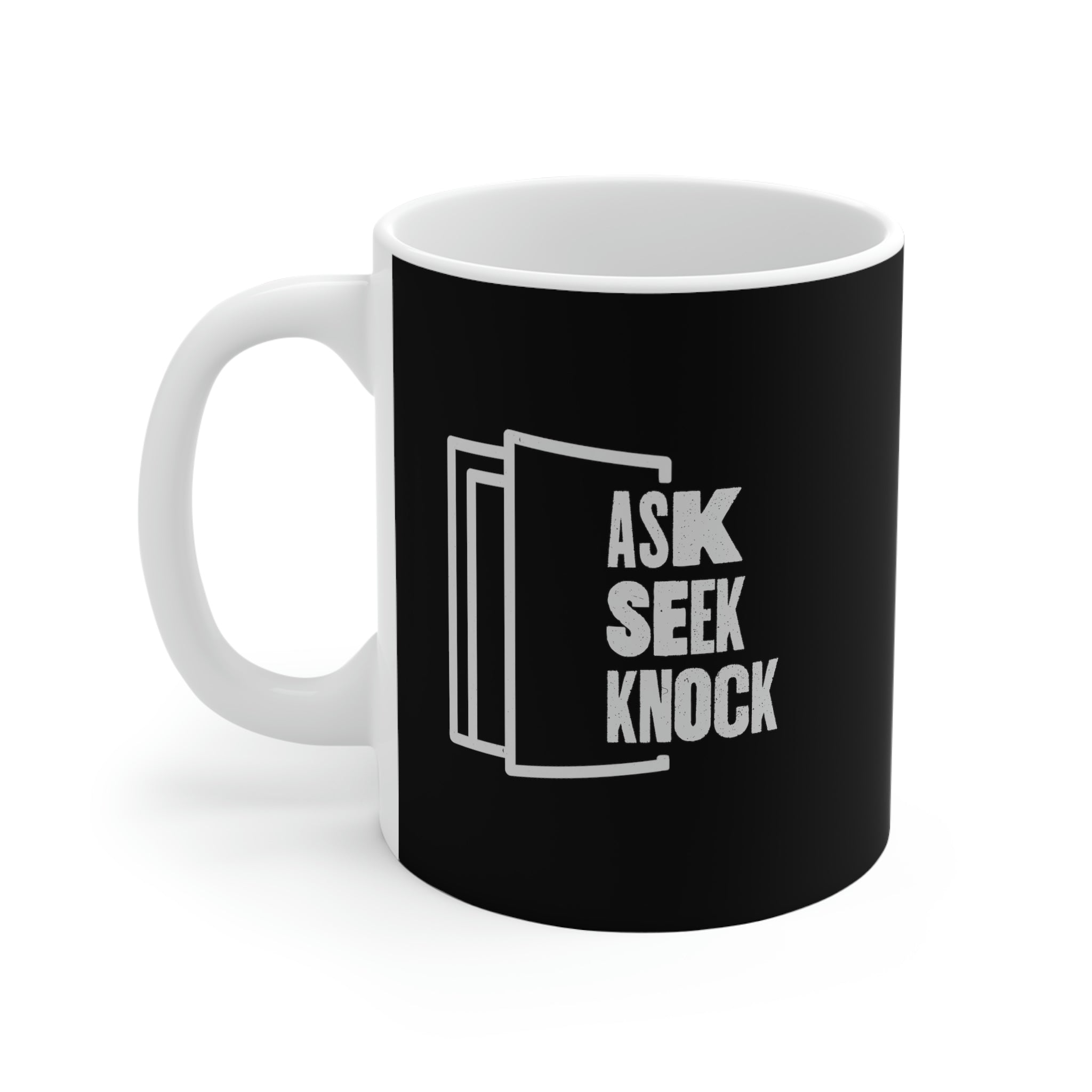 Ask. Seek. Knock Coffee Mug