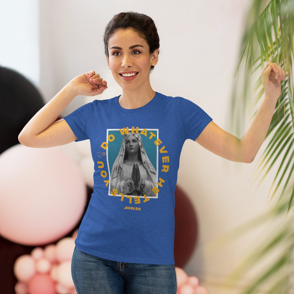 Women's Our Lady of Lourdes Premium T-shirt
