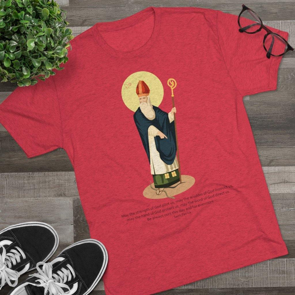 Men's St. Patrick Premium T-Shirt - CatholicConnect.shop