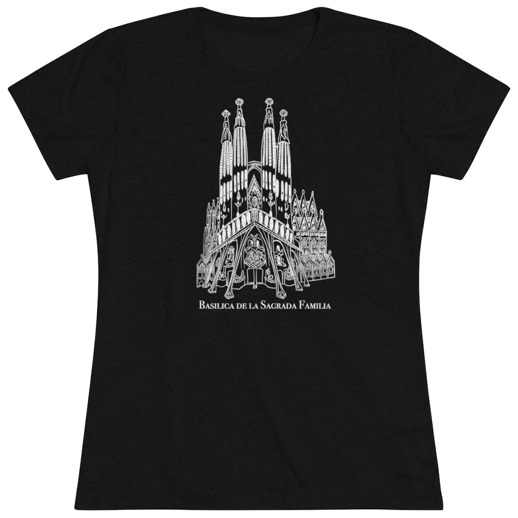 Women's Basilica De La Sagrada Familia Premium T-Shirt