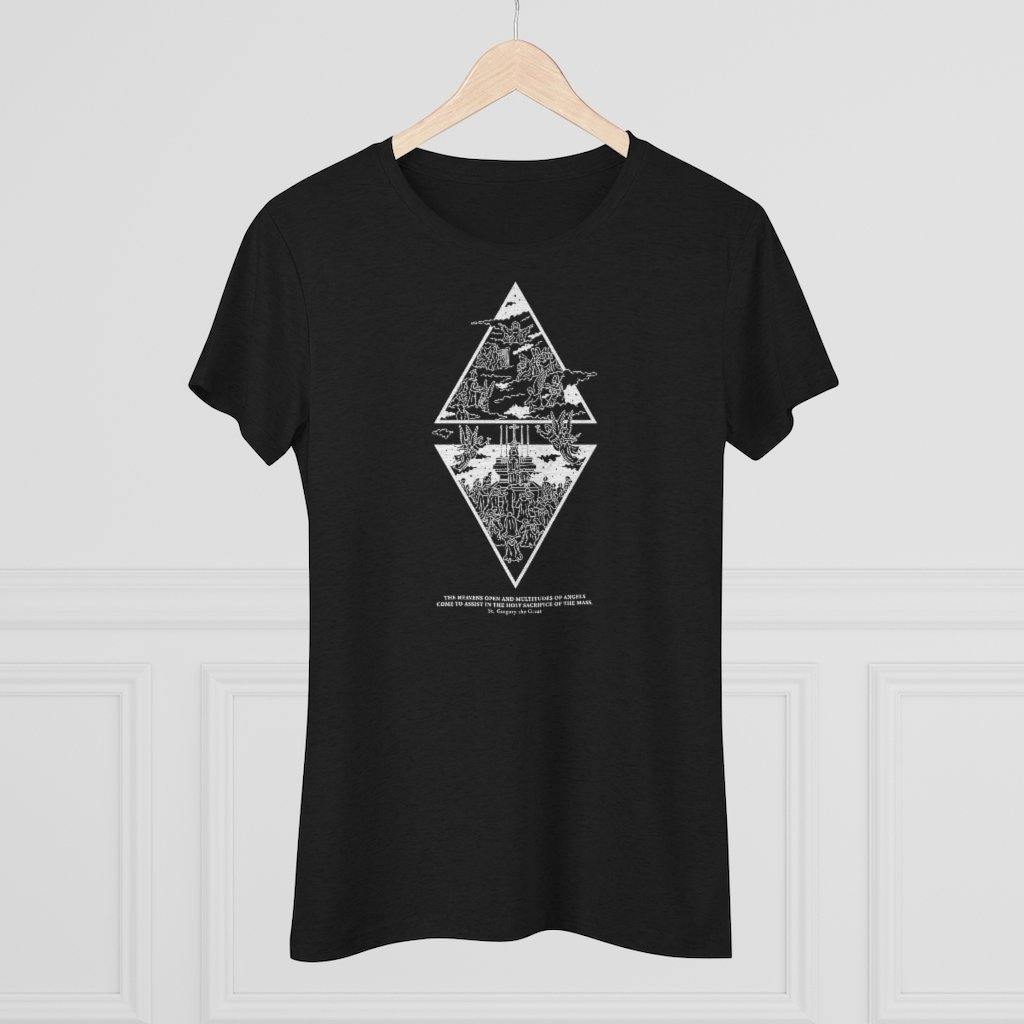 Women's The Holy Mass Premium T-Shirt - CatholicConnect.shop