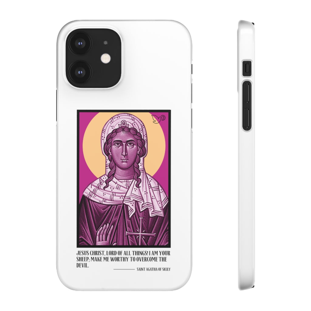 Saint Agatha Phone Case