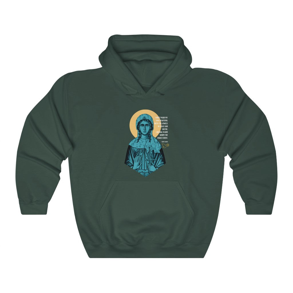 Saint Agnes of Rome Unisex Hoodie