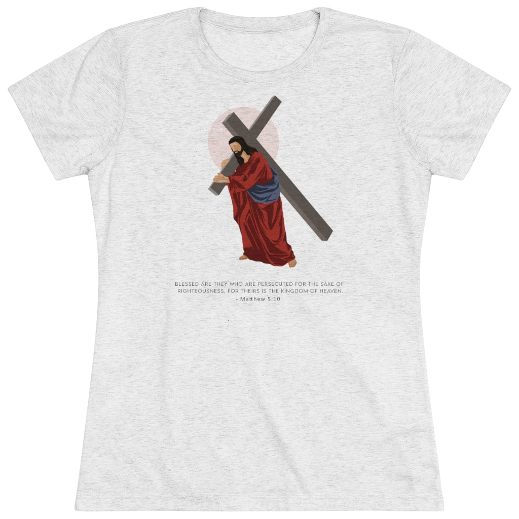 Women's Jesus Christ - Blessed are the persecuted Premium T-Shirt
