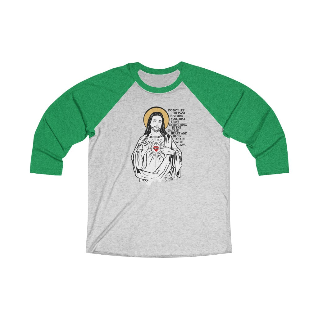 Sacred Heart of Jesus Christ Unisex Baseball Shirt