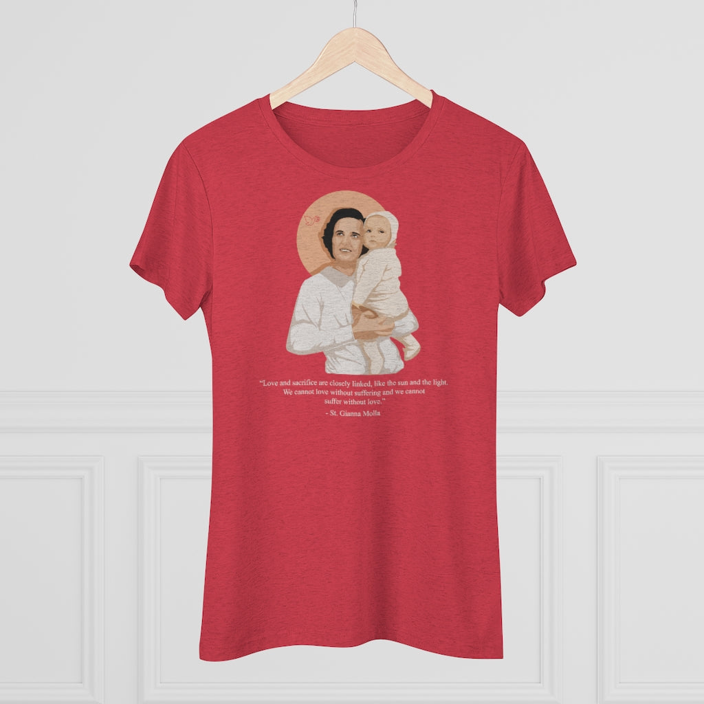 Women's St. Gianna Beretta Molla Premium T-Shirt