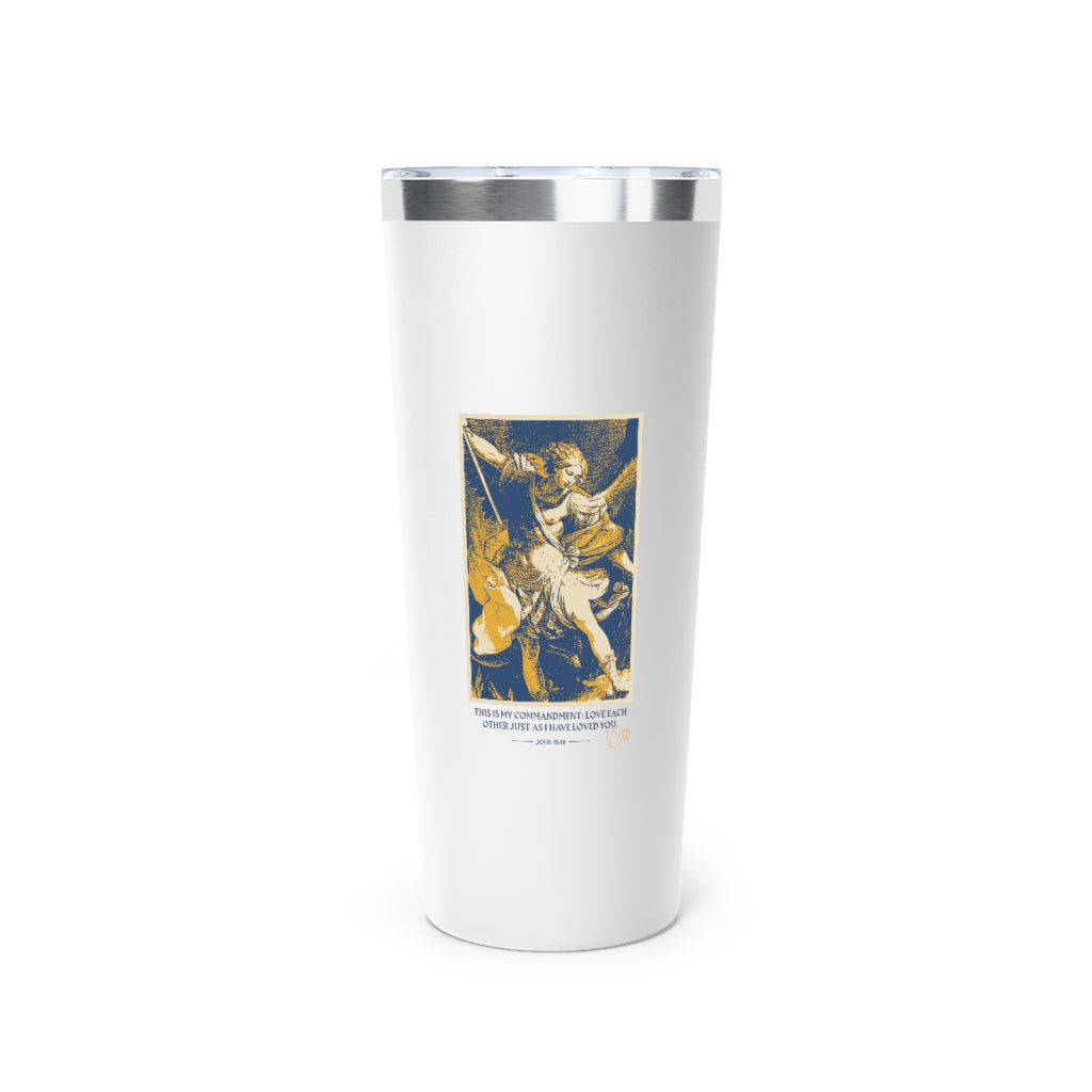 St. Michael the Archangel Copper Vacuum Insulated Tumbler