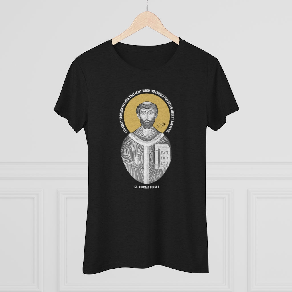Women's Saint Thomas Becket Premium T-shirt