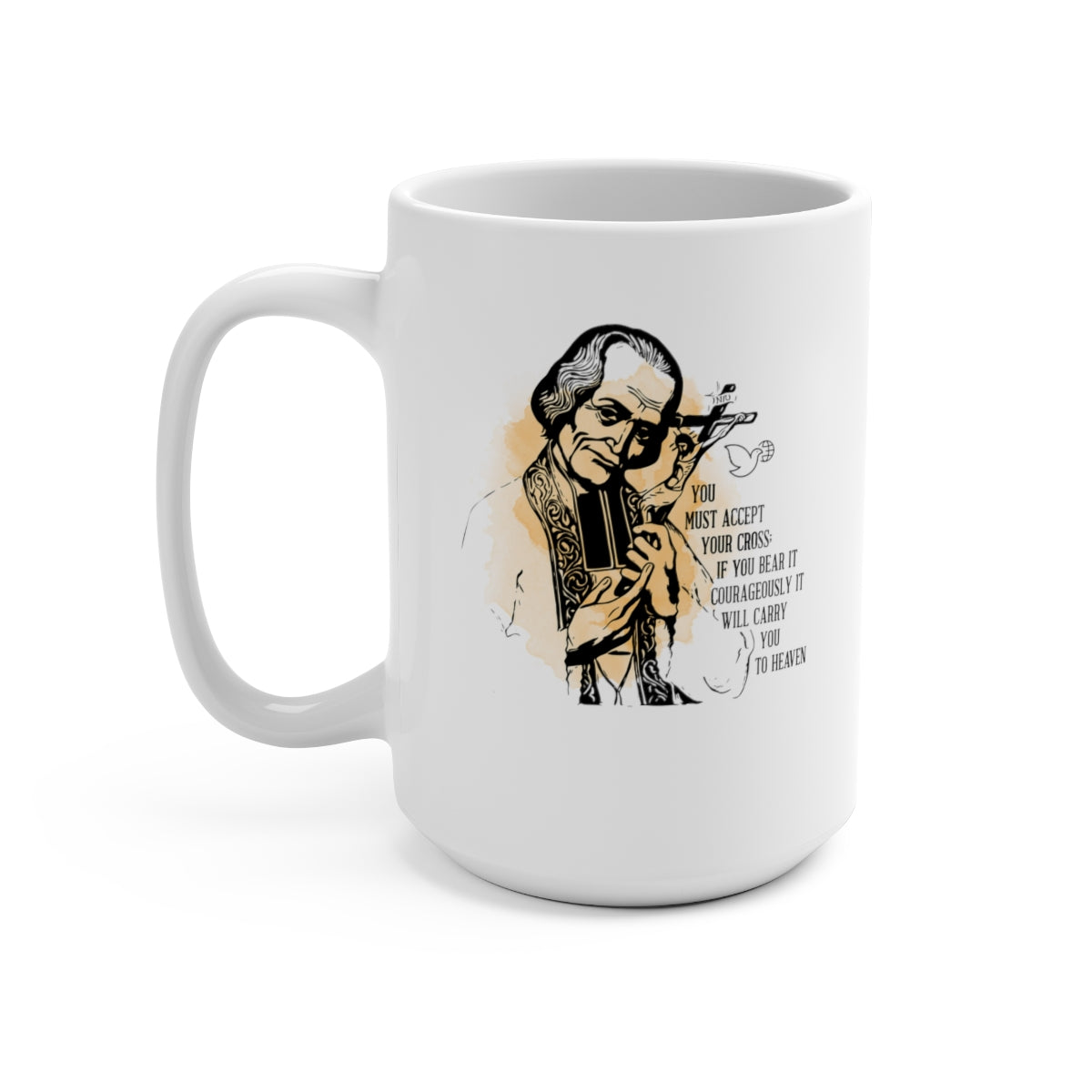 St. John Vianney Coffee Mug 15oz