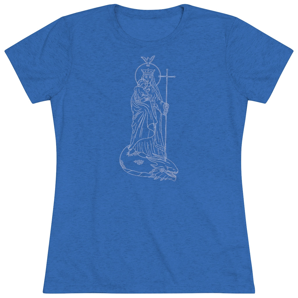 Women's Our Blessed Mother Premium T-Shirt