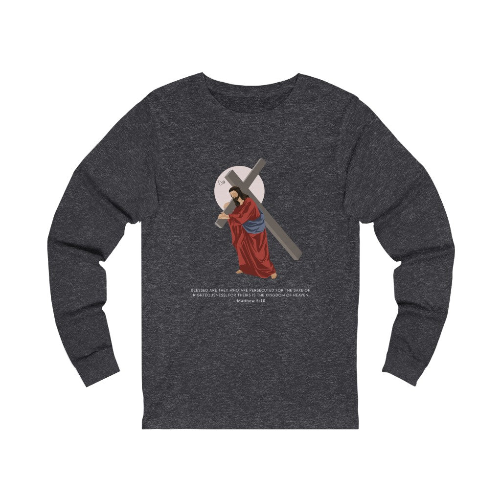 Jesus Christ - Blessed are the persecuted Unisex Long Sleeve