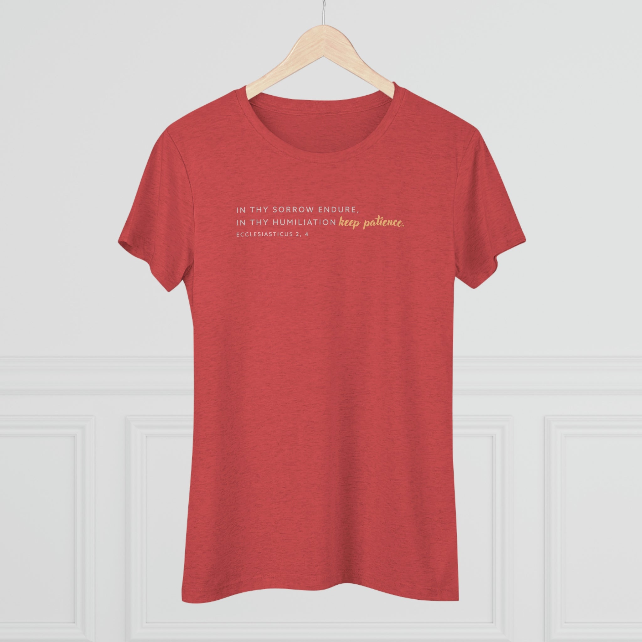Women's Keep Patience Premium T-shirt
