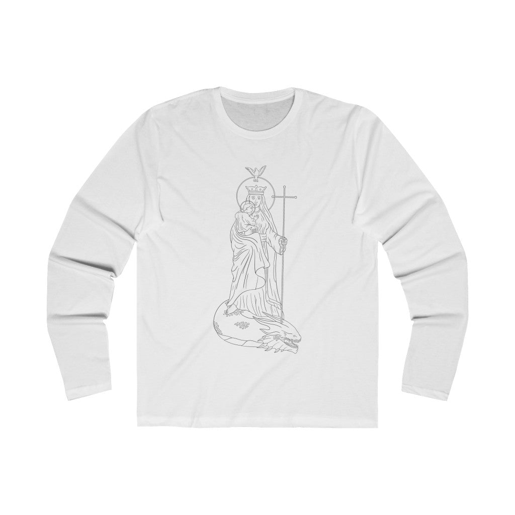 Men's Our Blessed Mother Premium Long Sleeve