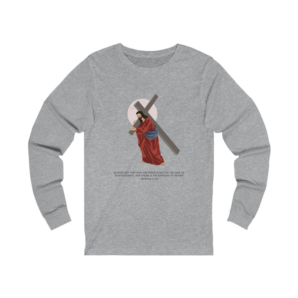 Jesus Christ - Blessed are the persecuted Unisex Long Sleeve