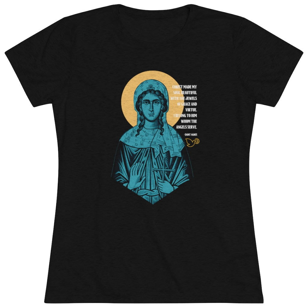 Women's Saint Agnes of Rome Premium T-shirt