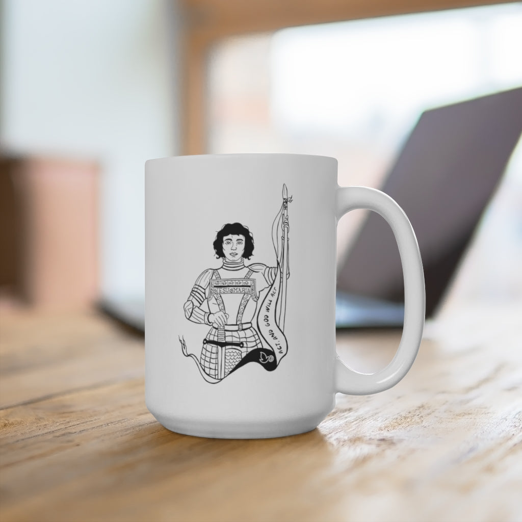 St. Joan of Arc Coffee Mug 15oz