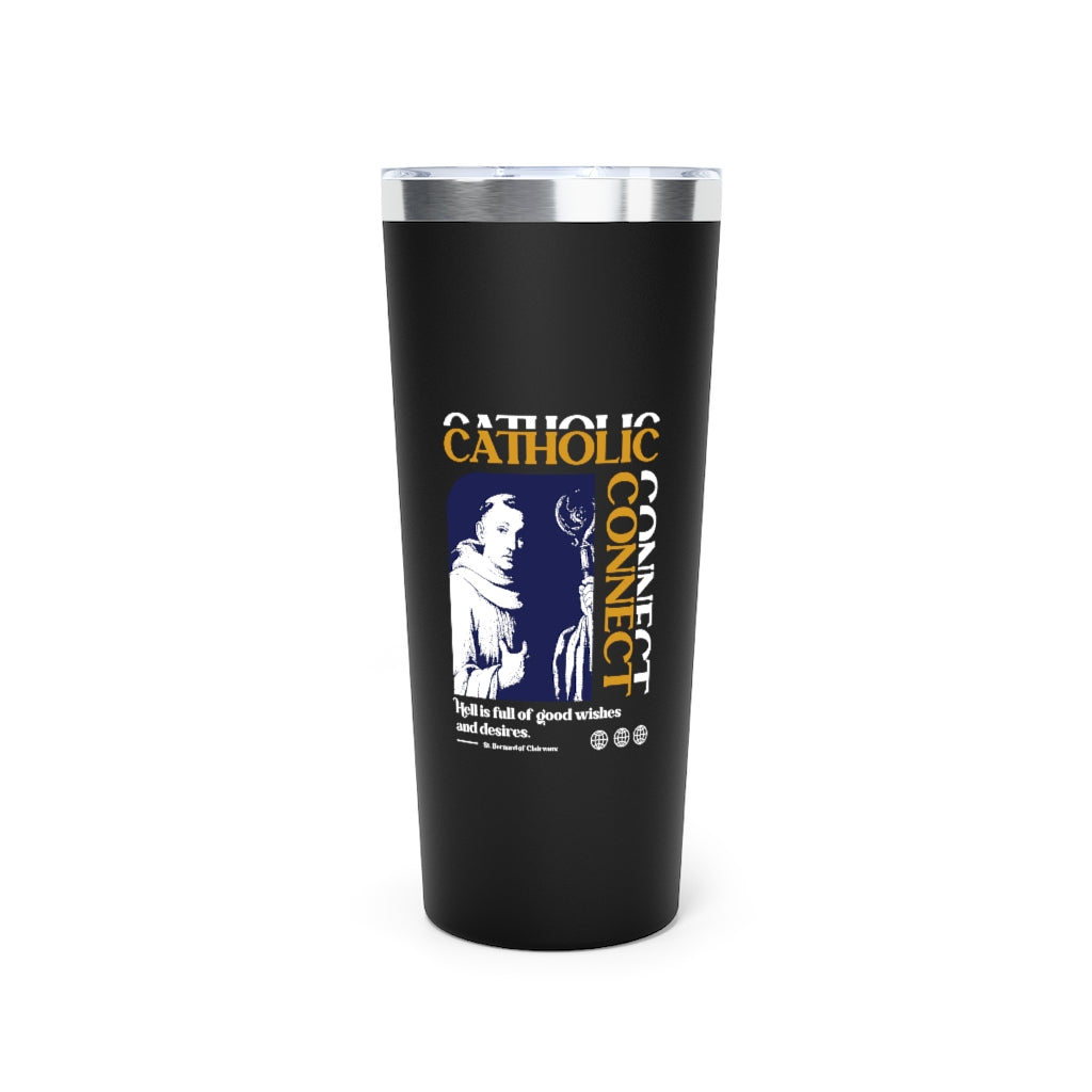 Saint Bernard of Clairvaux  Copper Vacuum Insulated Tumbler