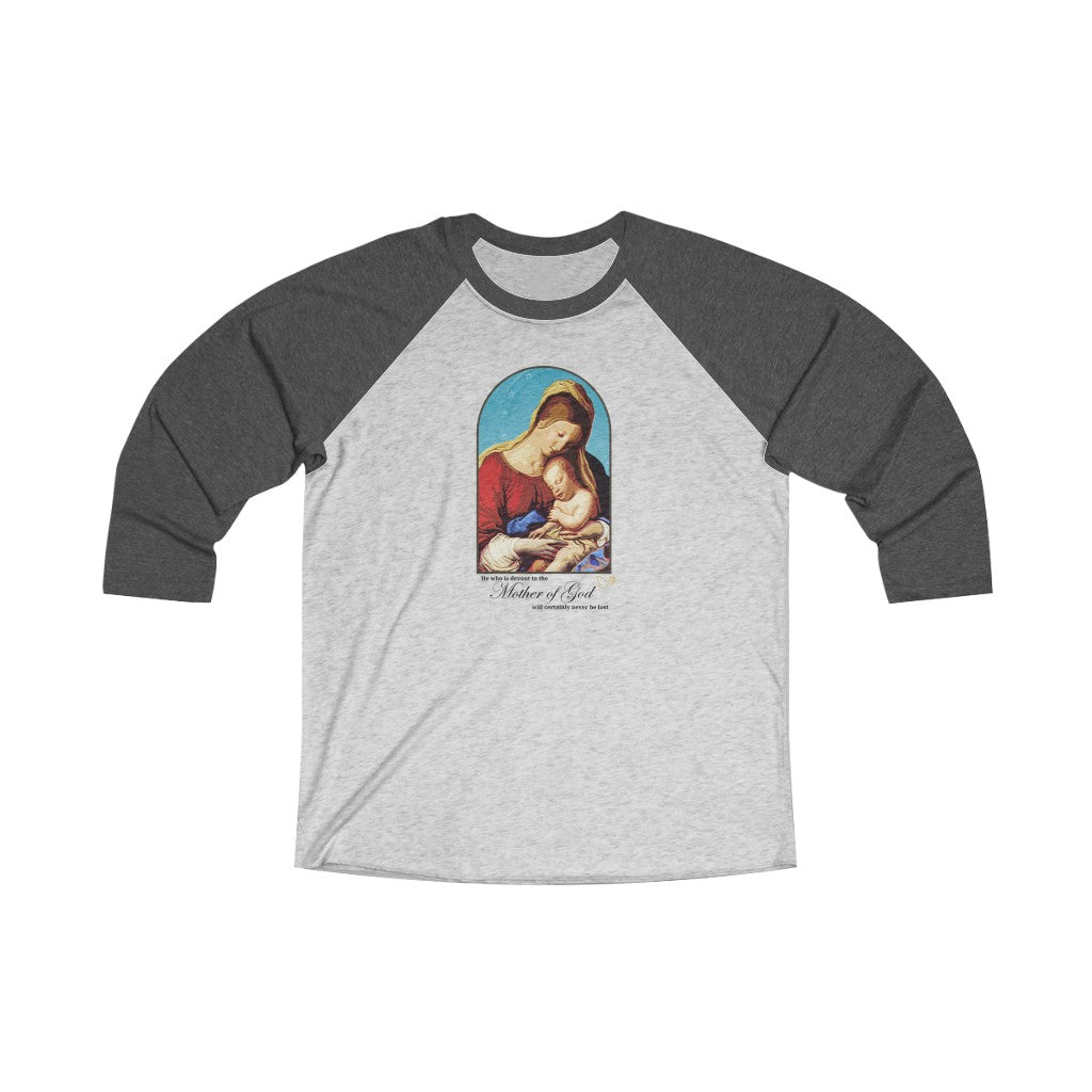 Mary, Mother of God Unisex Baseball Shirt