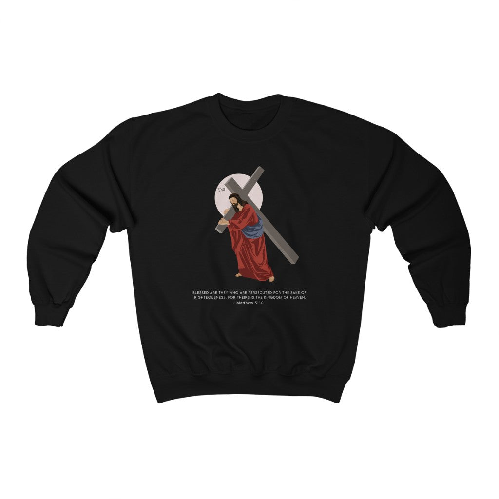Jesus Christ - Blessed are the persecuted Unisex Sweatshirt