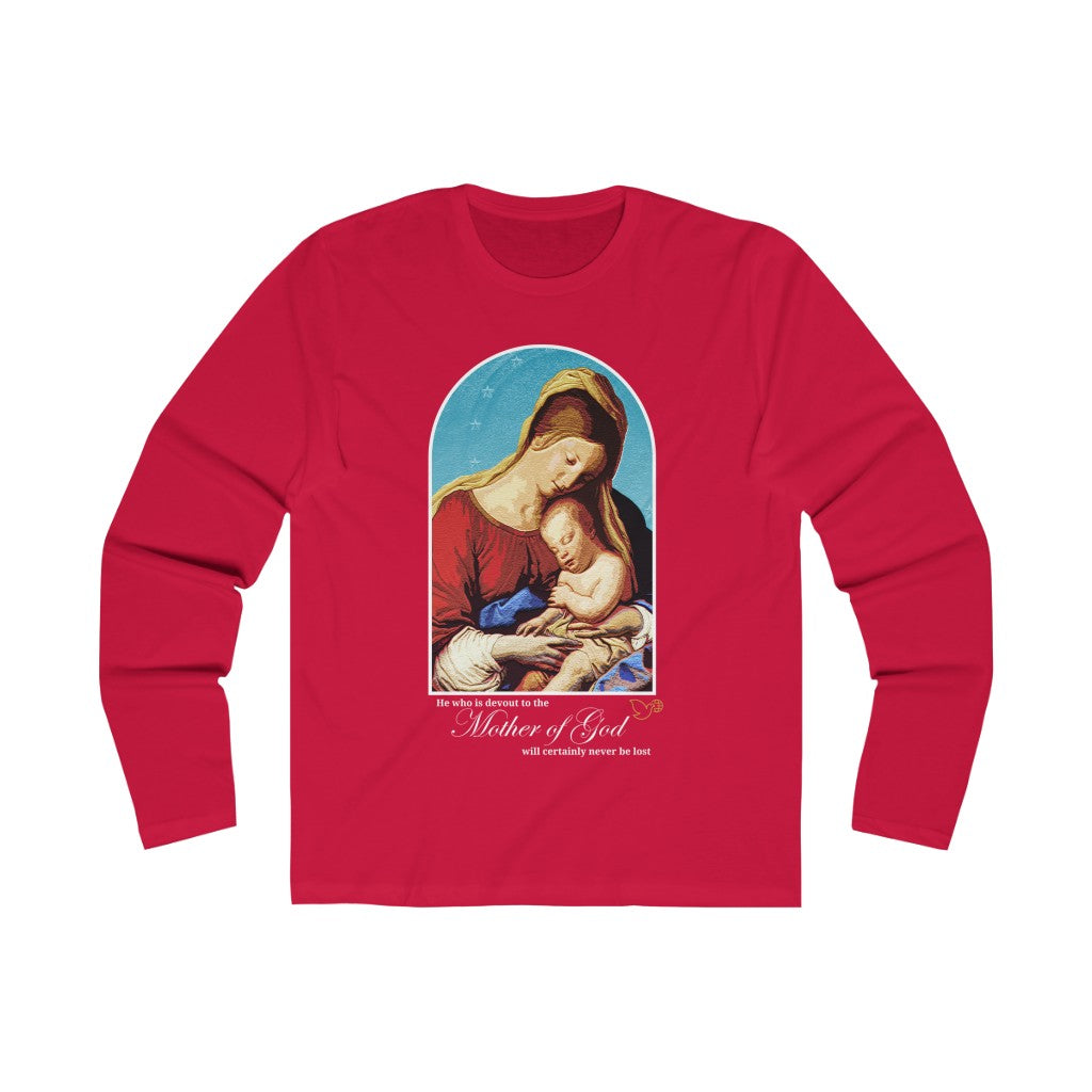 Men's Mary, Mother of God Premium Long Sleeve