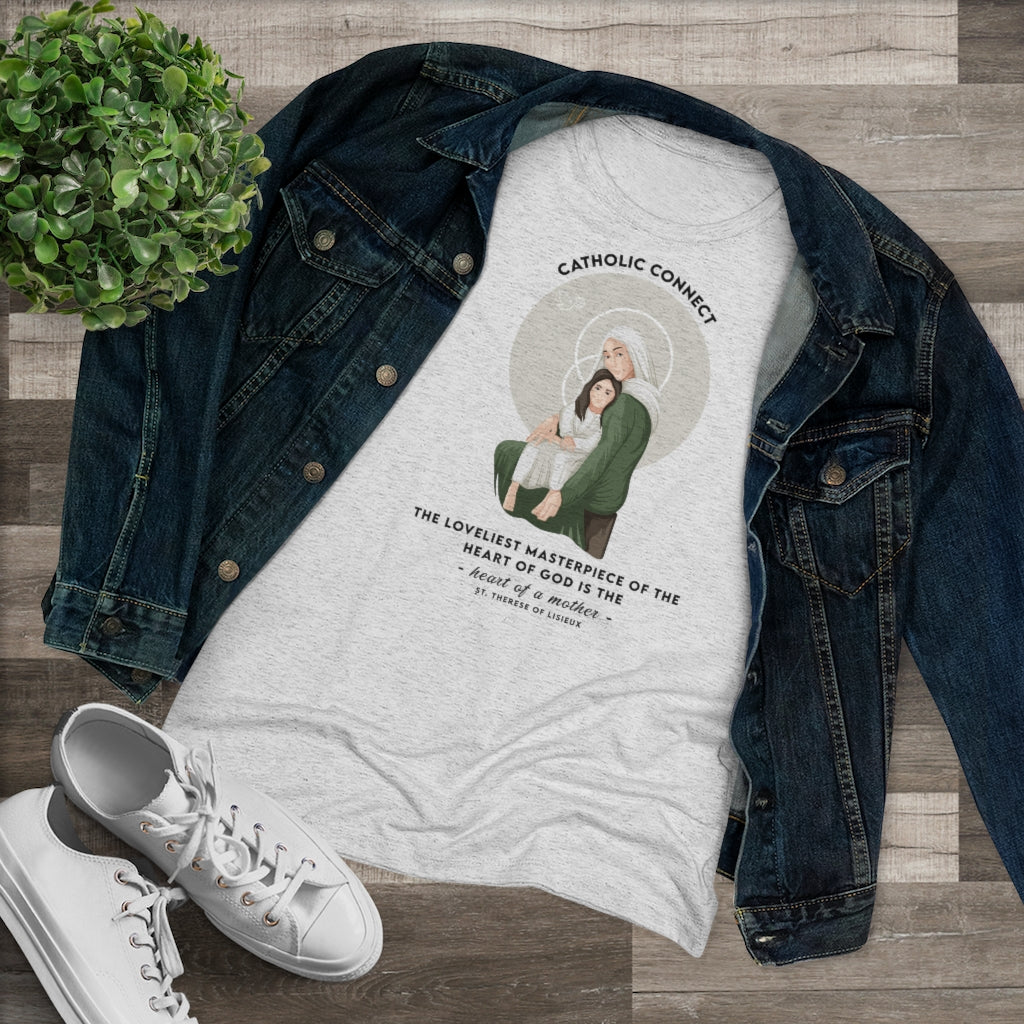 Women's St. Therese of Lisieux Premium T-Shirt