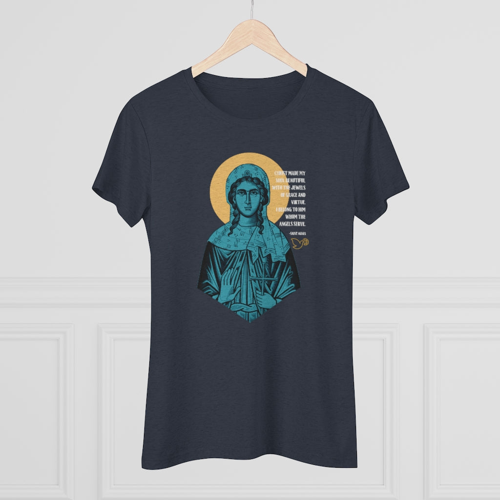 Women's Saint Agnes of Rome Premium T-shirt