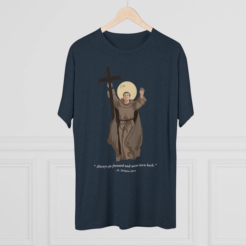 Men's Saint Junipero Serra Premium T-Shirt - CatholicConnect.shop
