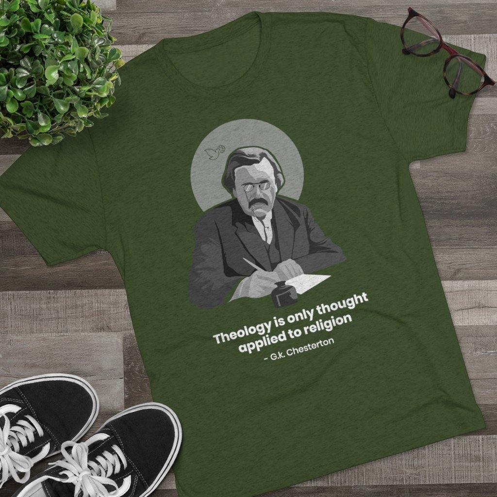 Men's GK Chesterton Premium T-Shirt - CatholicConnect.shop