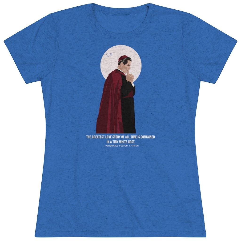 Women's Fulton J. Sheen Premium T-Shirt - CatholicConnect.shop