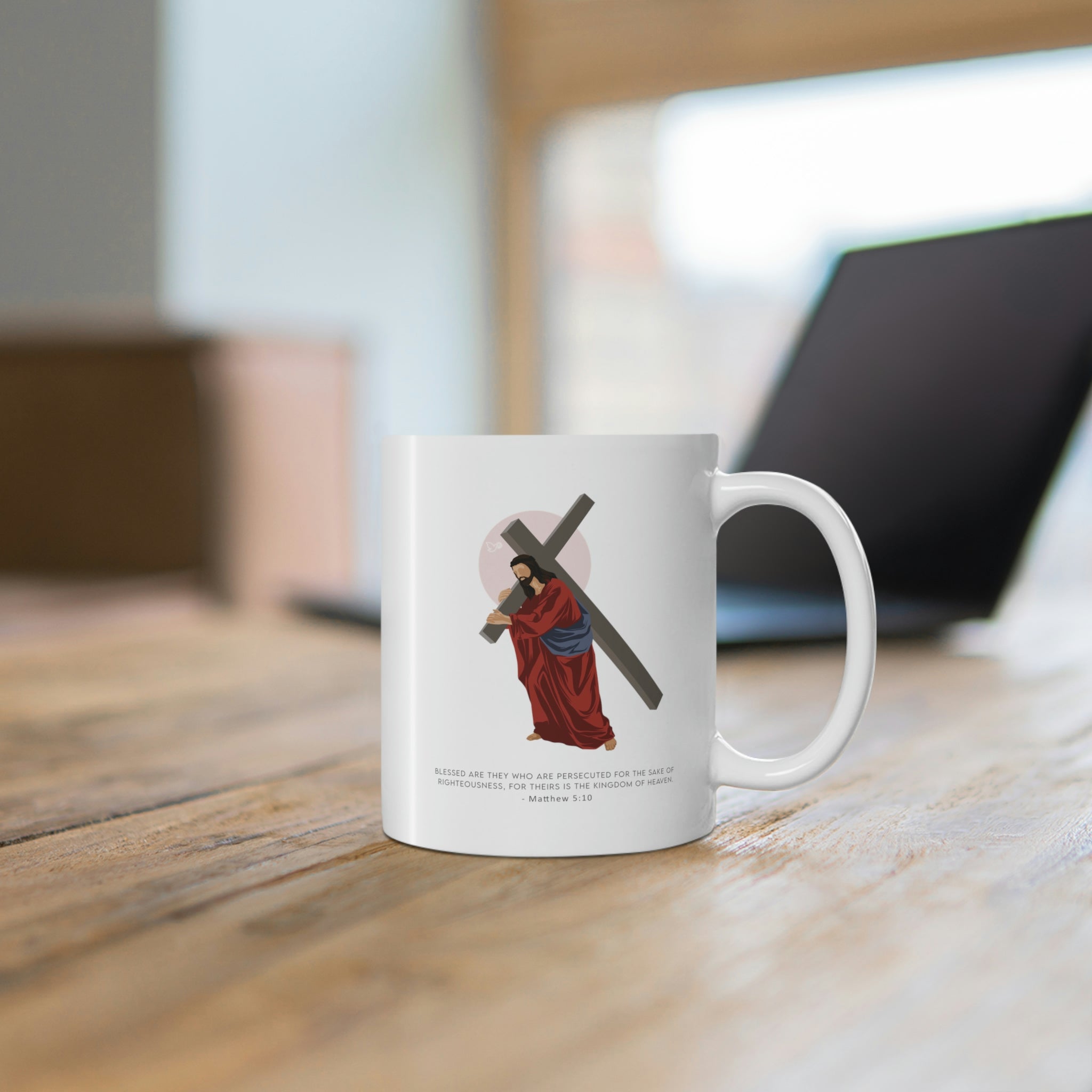 Jesus Christ - Blessed are the persecuted Coffee Mug
