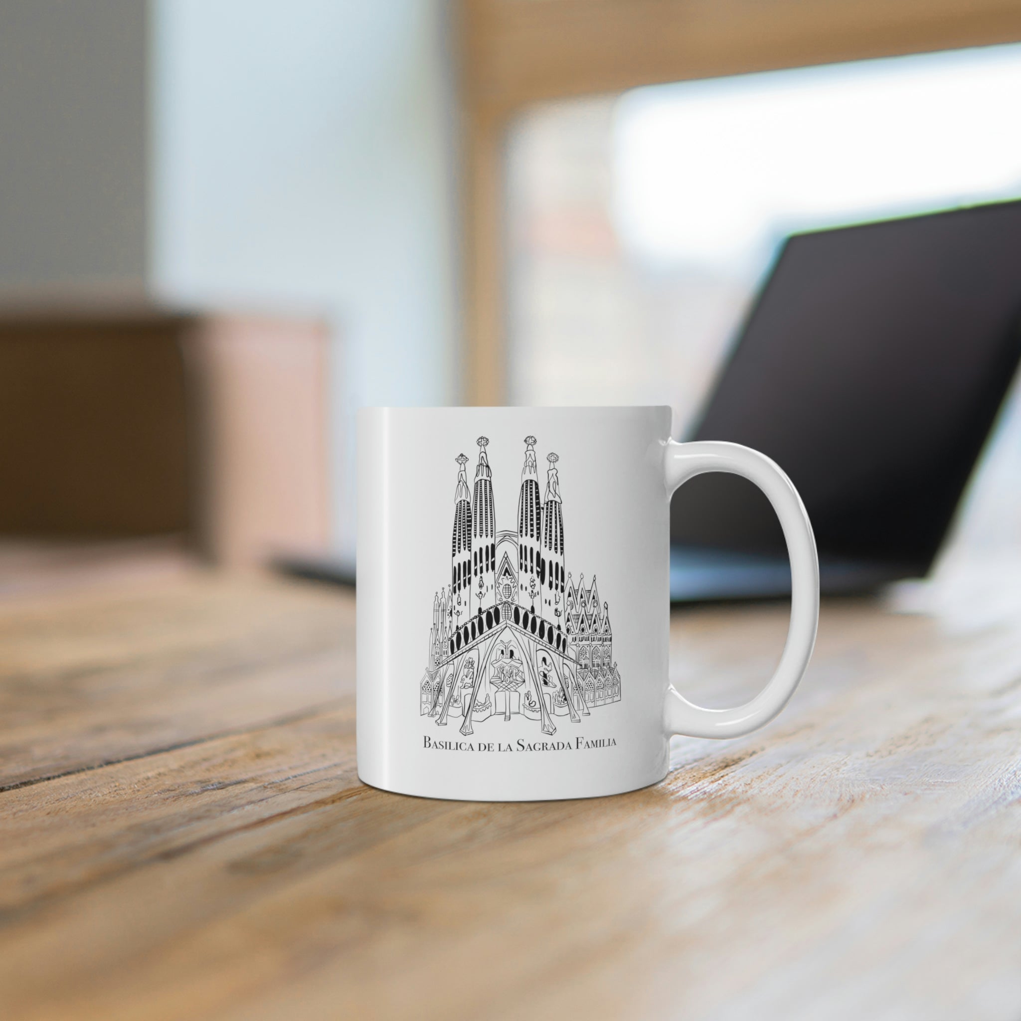 Basilica De La Sagrada Familia Coffee Mug