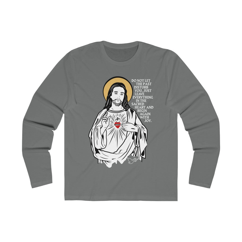 Men's Sacred Heart of Jesus Christ Long Sleeve