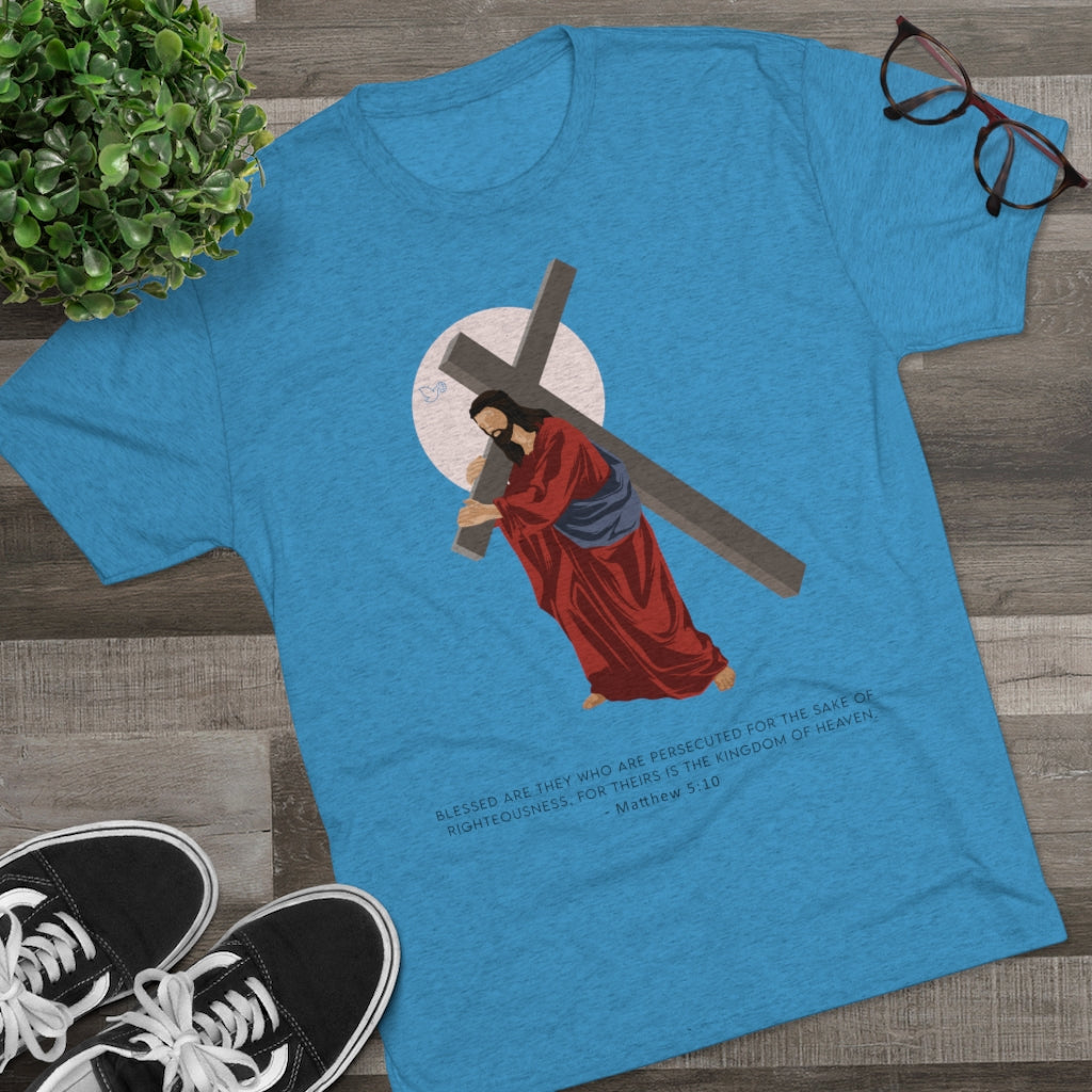 Men's Jesus Christ - Blessed are the persecuted Premium T-Shirt